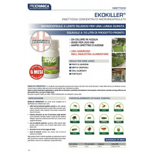 INSETTICIDA EKOKILLER CONCENTRATO 250 ML